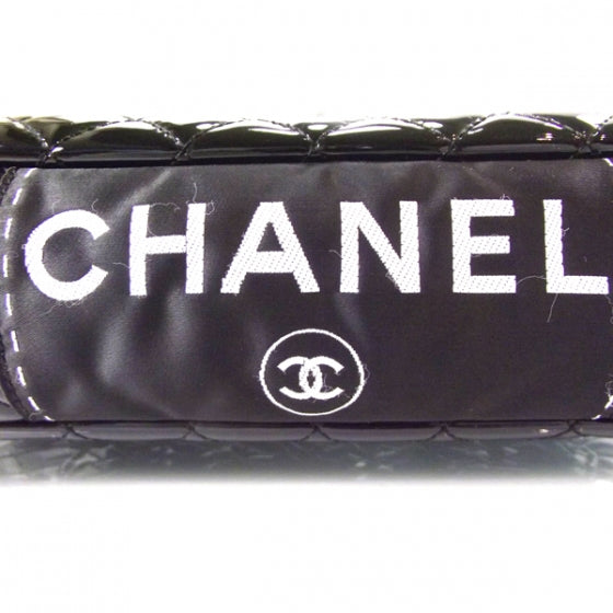 Chanel Patent Secret Label Medium Flap Black 8 of 14