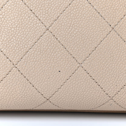 Chanel Caviar Stitched Shopping Tote Beige 14 of 14