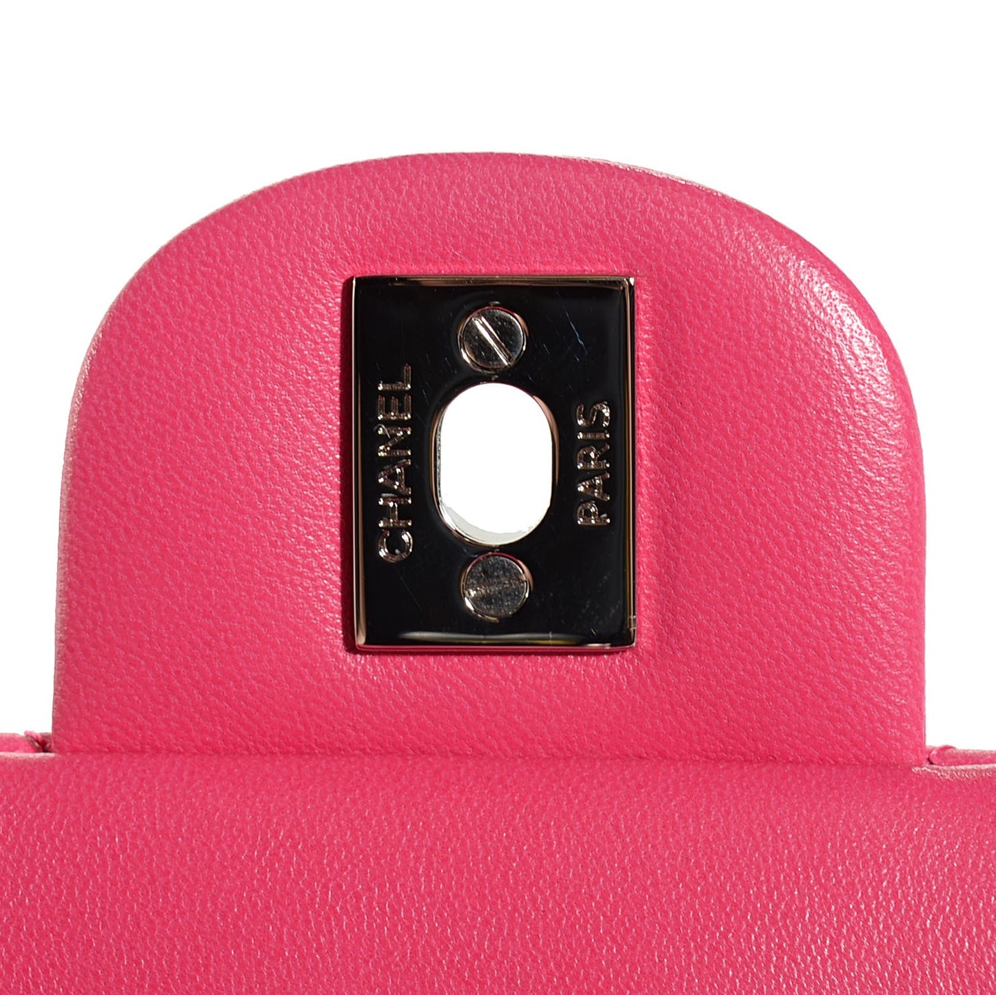 Lambskin Quilted Extra Mini Flap Dark Pink