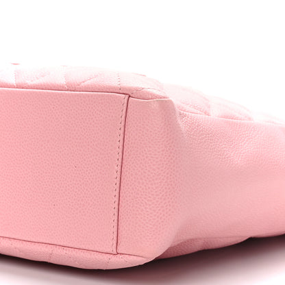 Chanel Caviar Quilted Petit Shopping Tote PST Pink 9 of 13