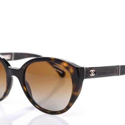 Chanel Acetate Polarized CC Sunglasses 714/S9 Dark Tortoise 7 of 8
