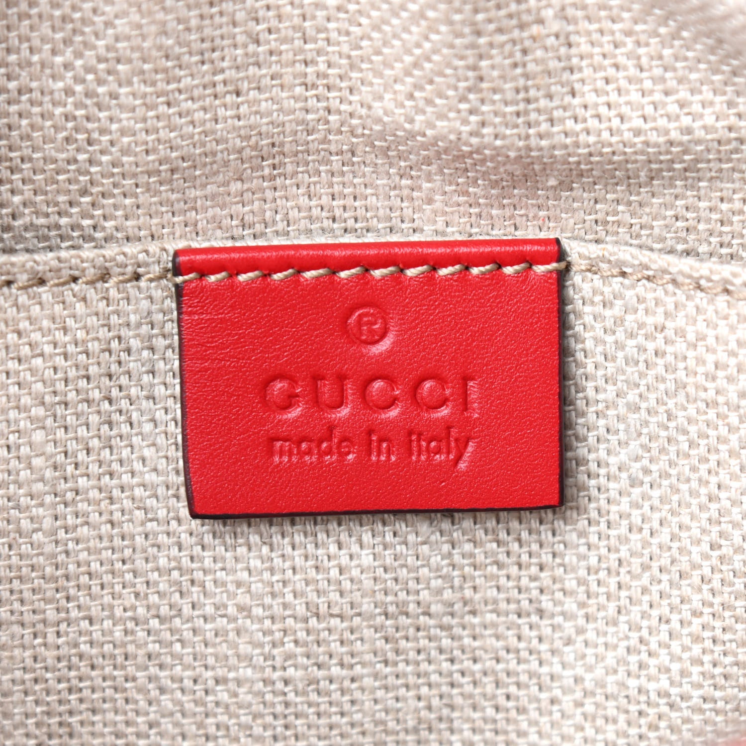 Gucci Calfskin Web Small Webby Bee Shoulder Bag Red 6 of 9