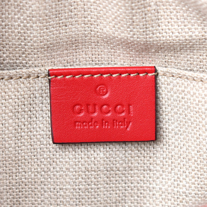 Gucci Calfskin Web Small Webby Bee Shoulder Bag Red 6 of 9