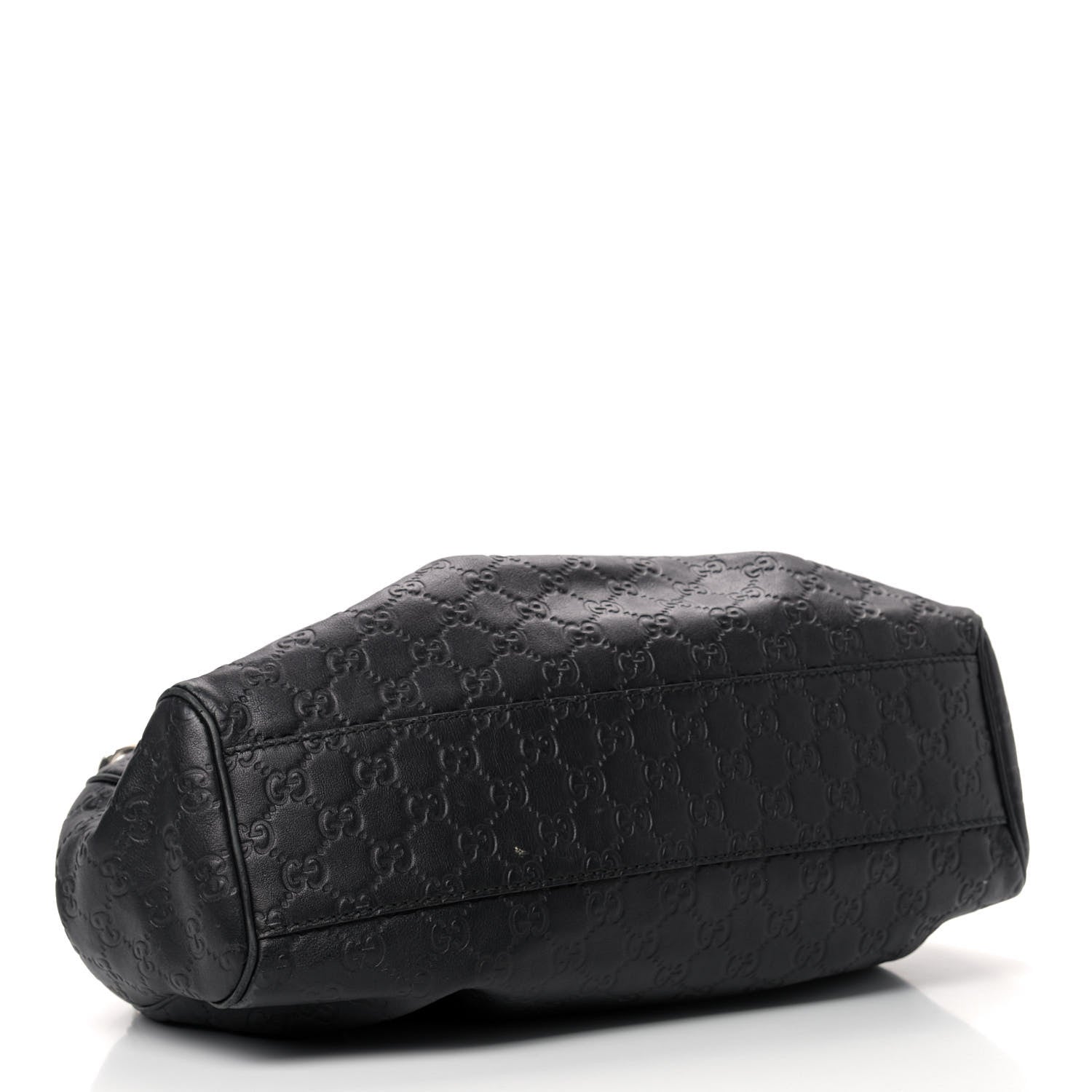 Gucci Guccissima Medium Sukey Tote Black 4 of 10