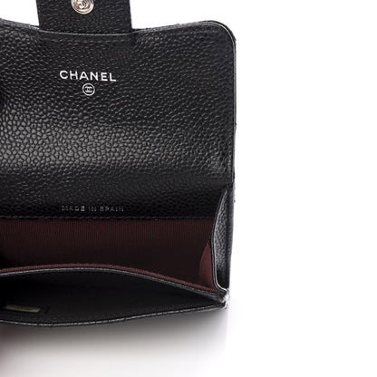 Chanel Caviar Quilted Flap Card Holder Black 3 of 7