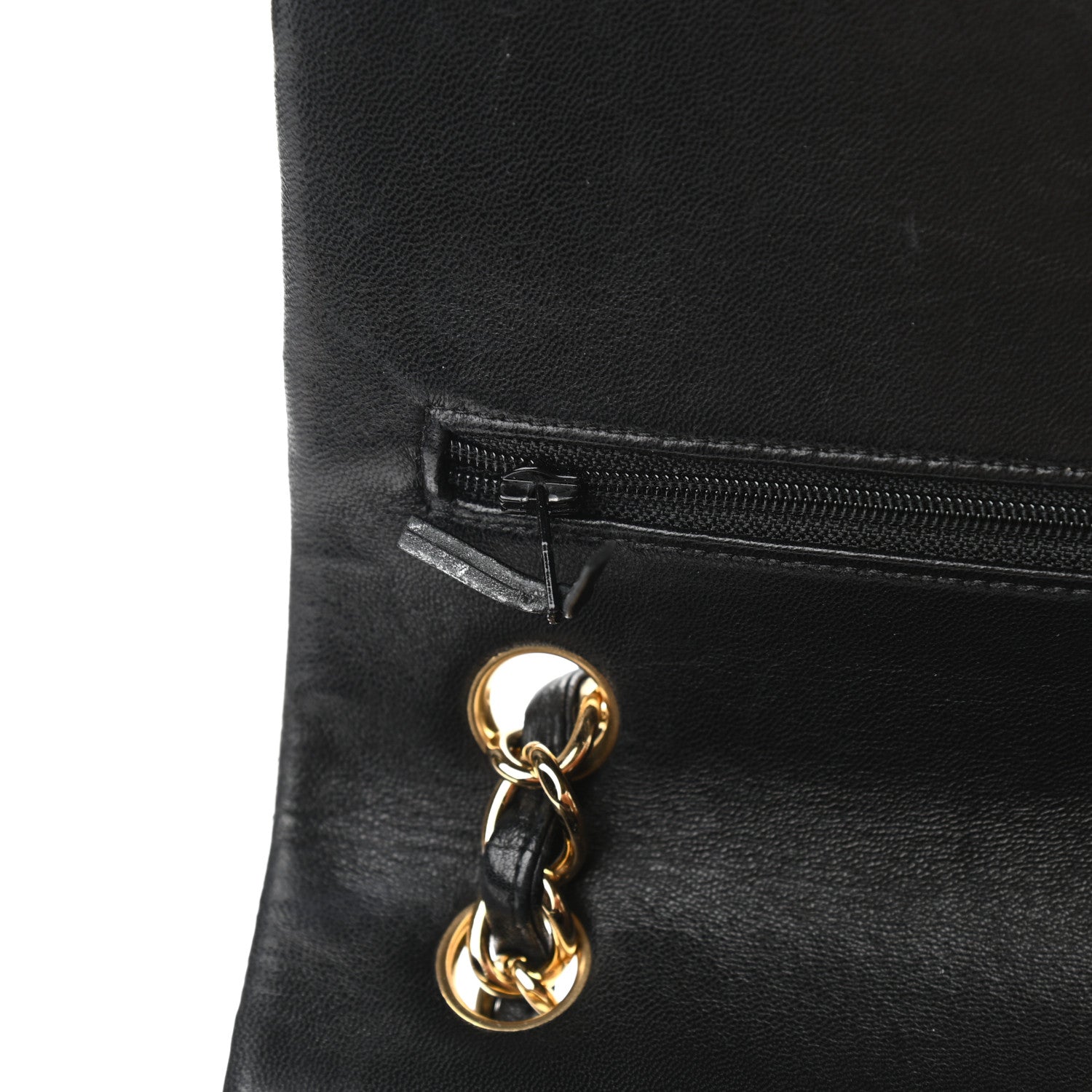 Chanel Lambskin Quilted Jumbo Double Flap Black 18 of 18
