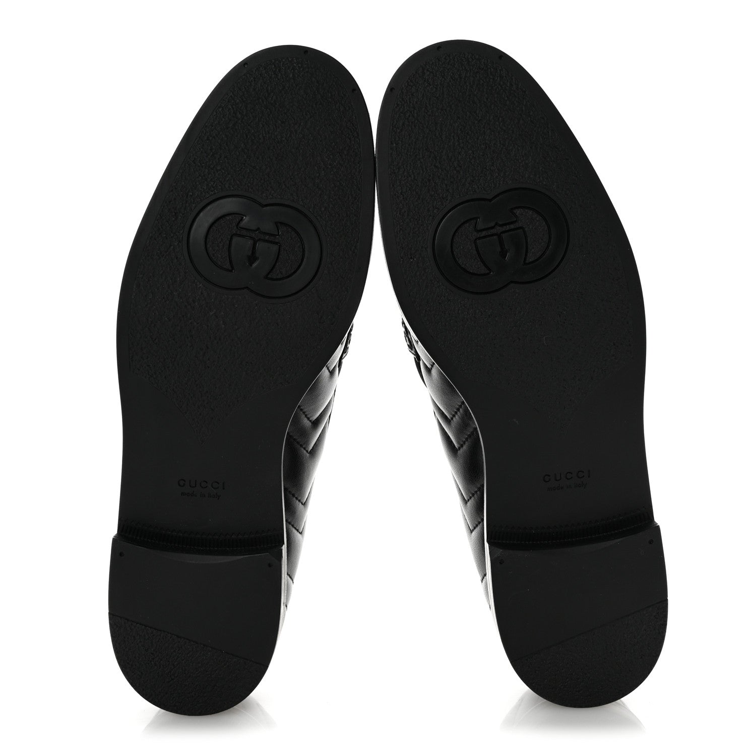 Gucci Nappa Matelasse Double G Marmont Loafers 41 Black 6 of 9