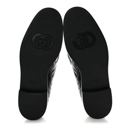 Gucci Nappa Matelasse Double G Marmont Loafers 41 Black 6 of 9