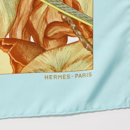 Hermes Silk Jardin Creole Scarf 90 3 of 5
