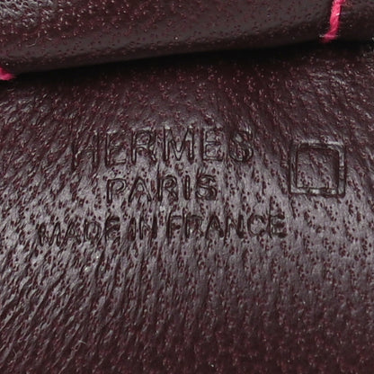 Hermes Milo Lambskin Matte Alligator Touch Grigri Rodeo Horse Bag Charm PM Rouge Sellier Framboise Rose Sakura 3 of 5