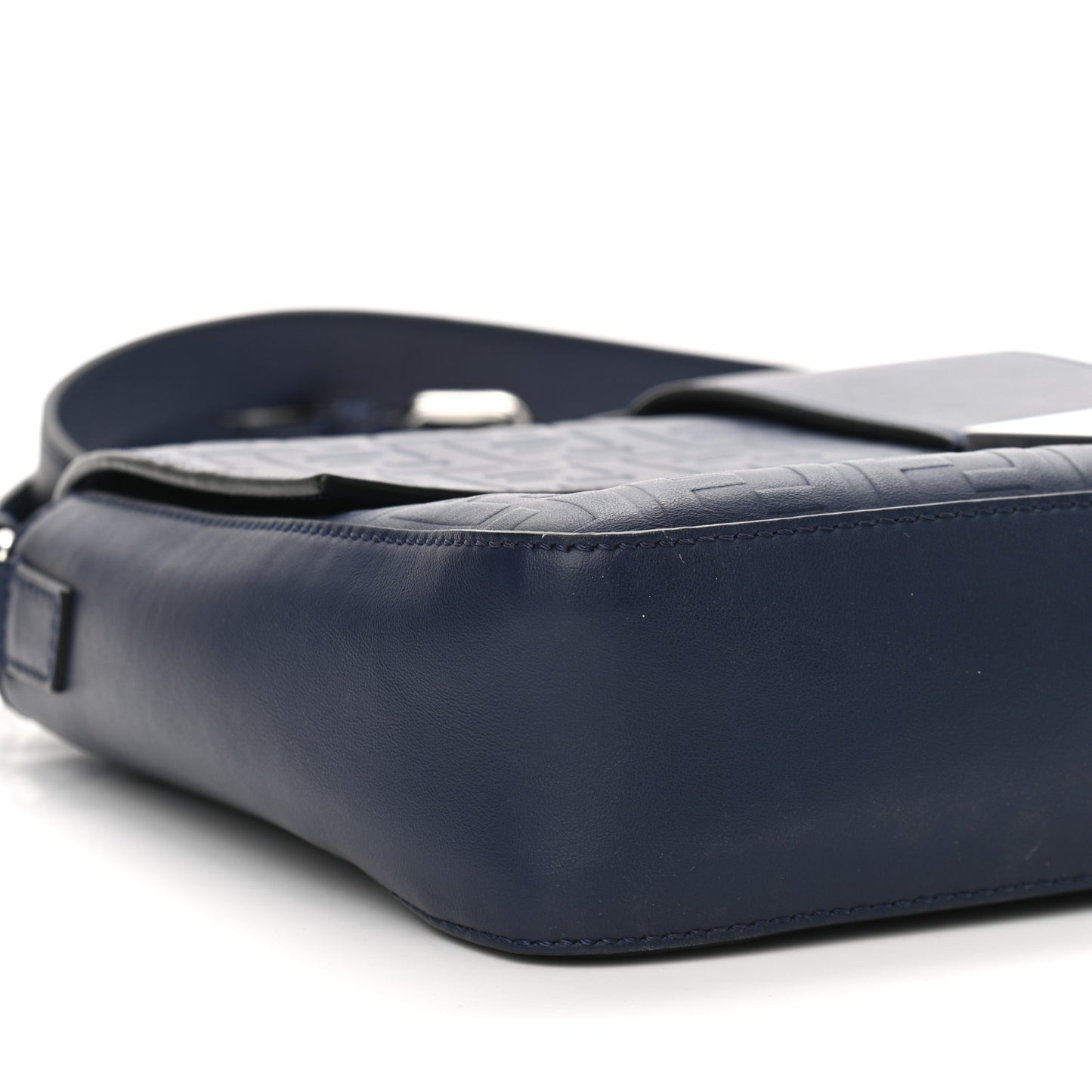 Vitello Grace FF Gradient Embossed Large Baguette Blueberry