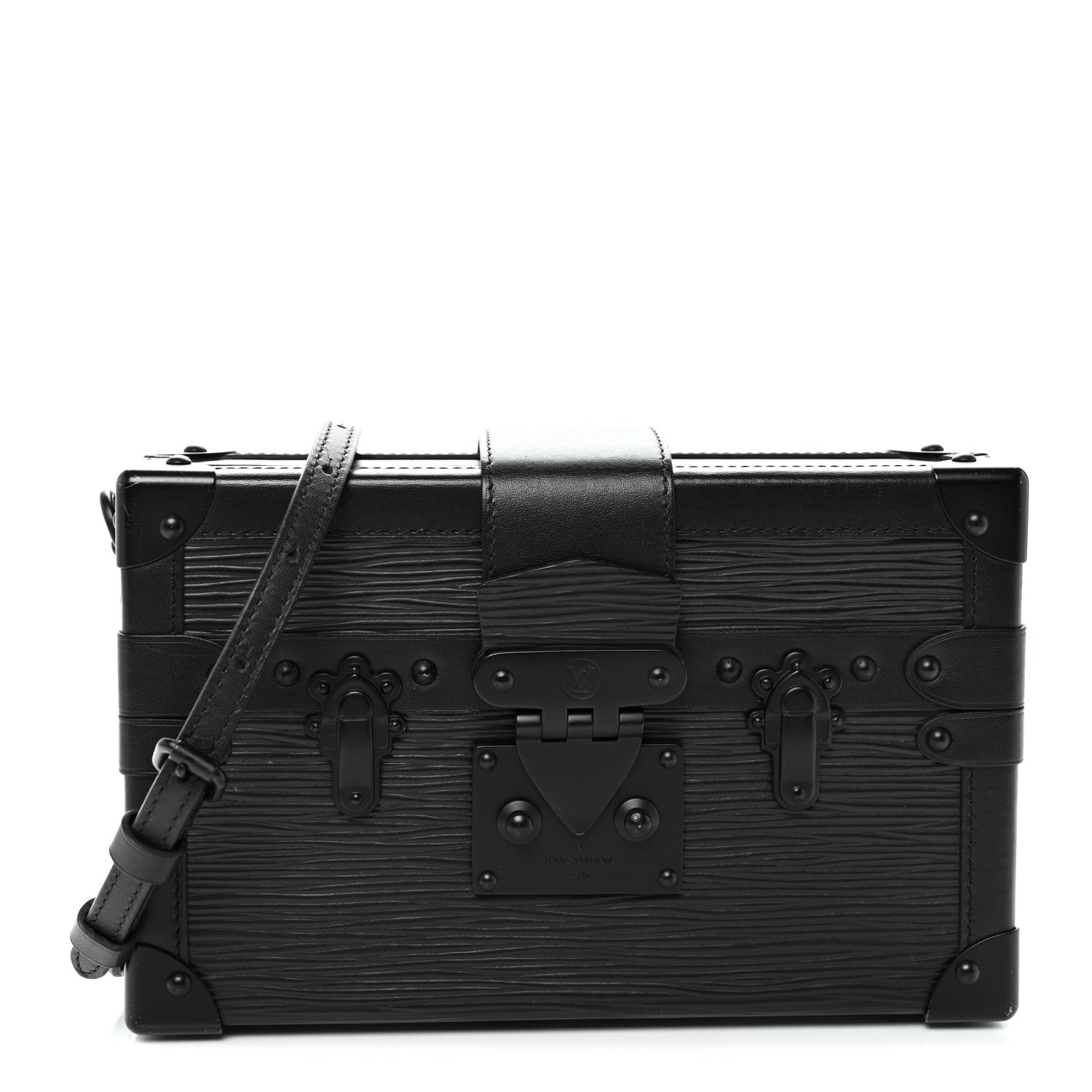 Louis Vuitton Epi Monochrome Petite Malle Black 1 of 12