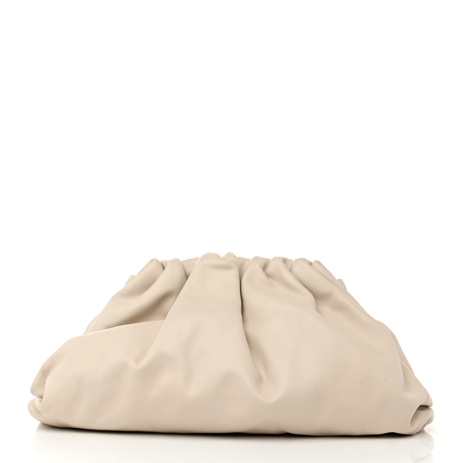 Bottega Veneta Smooth Butter Calf The Pouch Oversized Clutch Plaster 1 of 6