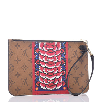 Louis Vuitton Reverse Monogram Kabuki MM GM Pochette 3 of 8