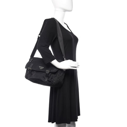 Prada Nylon Vela Sport Messenger Bag Black 2 of 11