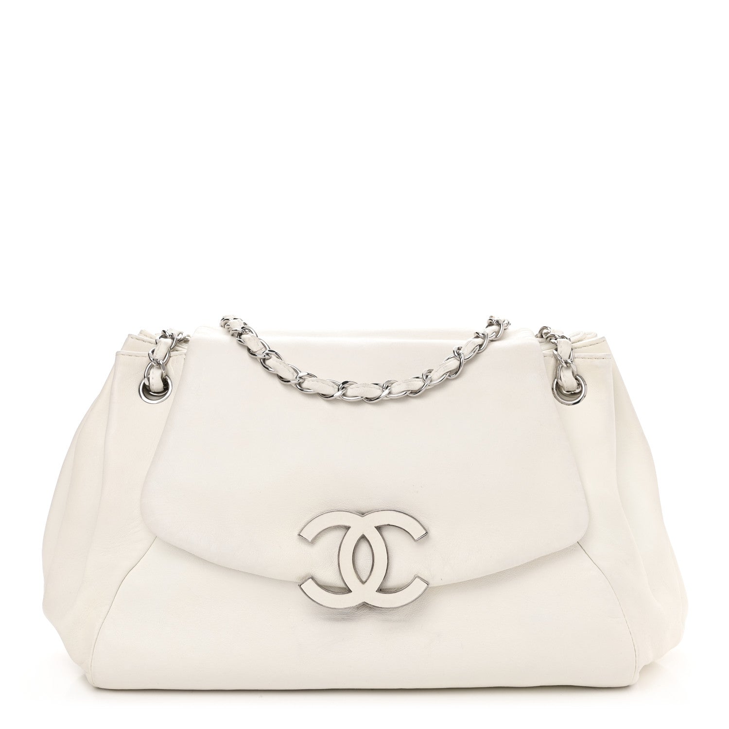 Chanel Lambskin Sensual Accordion Flap White 1 of 13