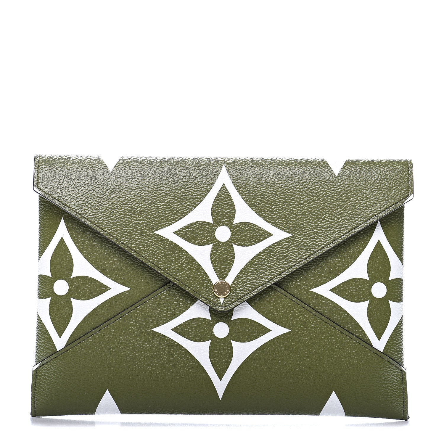 Louis Vuitton Monogram Giant Large Kirigami Pochette Kaki 1 of 9
