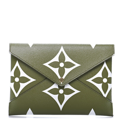 Louis Vuitton Monogram Giant Large Kirigami Pochette Kaki 1 of 9