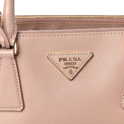 Prada Saffiano Small Galleria Double Zip Tote Cammeo 13 of 13