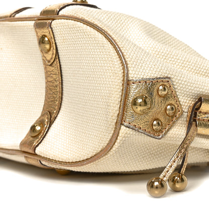 Louis Vuitton Antigua Theda GM Ecru Gold 10 of 10