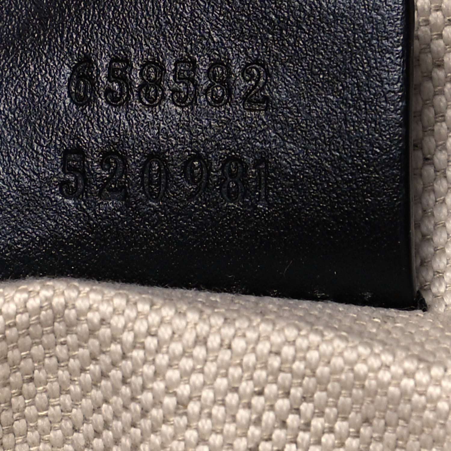 Gucci Calfskin GG Tennis Embossed Belt Bag Black 10 of 14