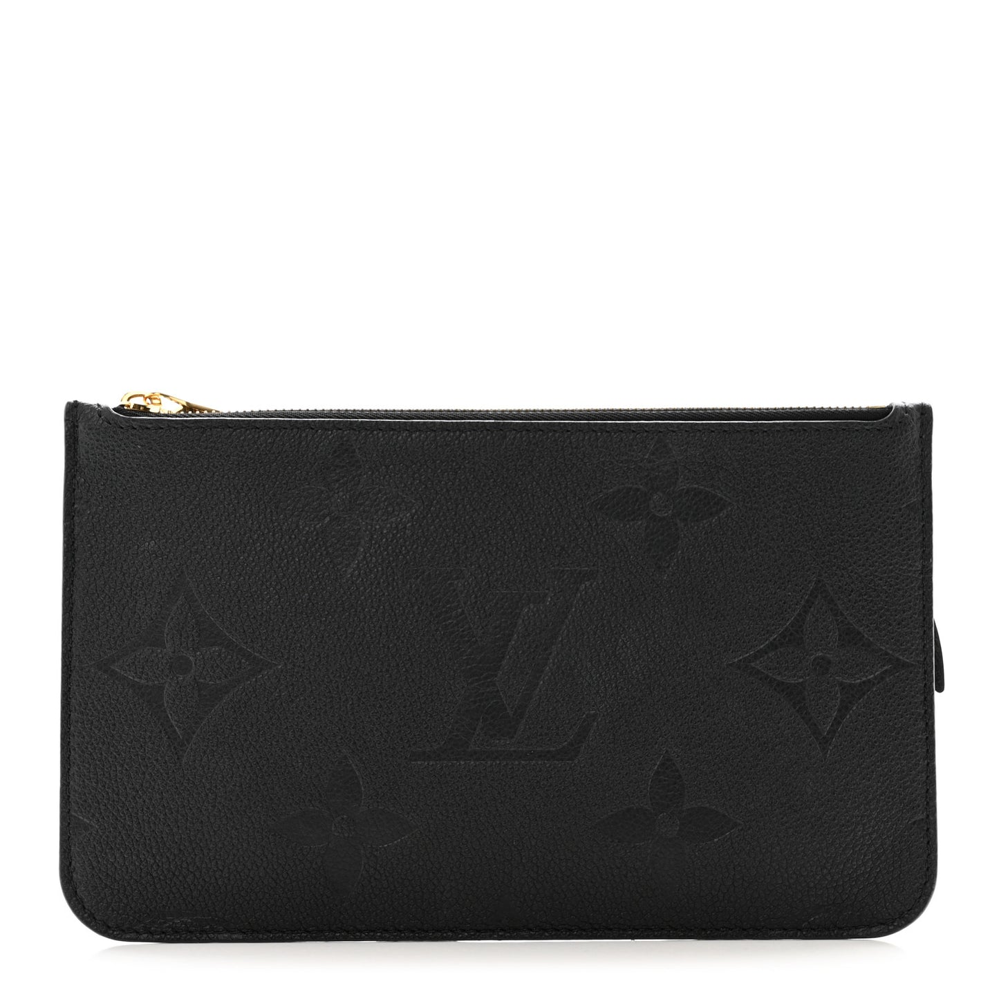 LOUIS VUITTON Empreinte Monogram Giant Neverfull MM Pochette Black