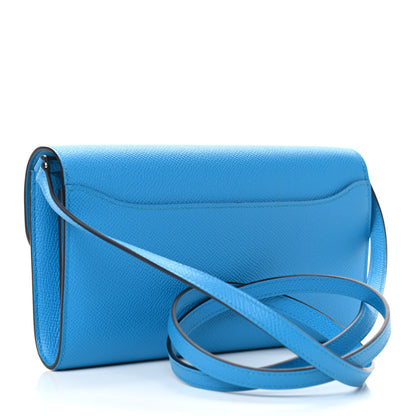 Hermes Epsom Alligator Lizard Constance Wallet To Go Bleu Frida Etrusque Ombre 3 of 8