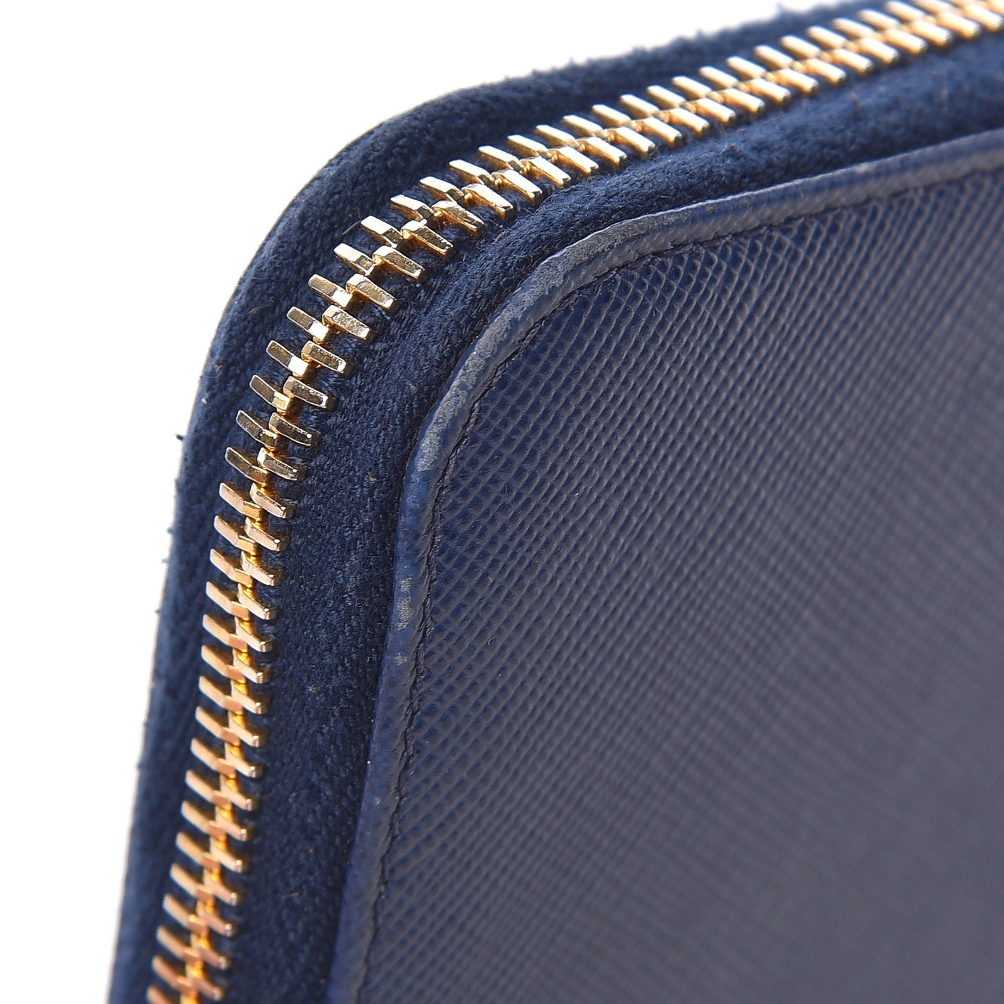 Saffiano Metal Zip Around Wallet Baltico
