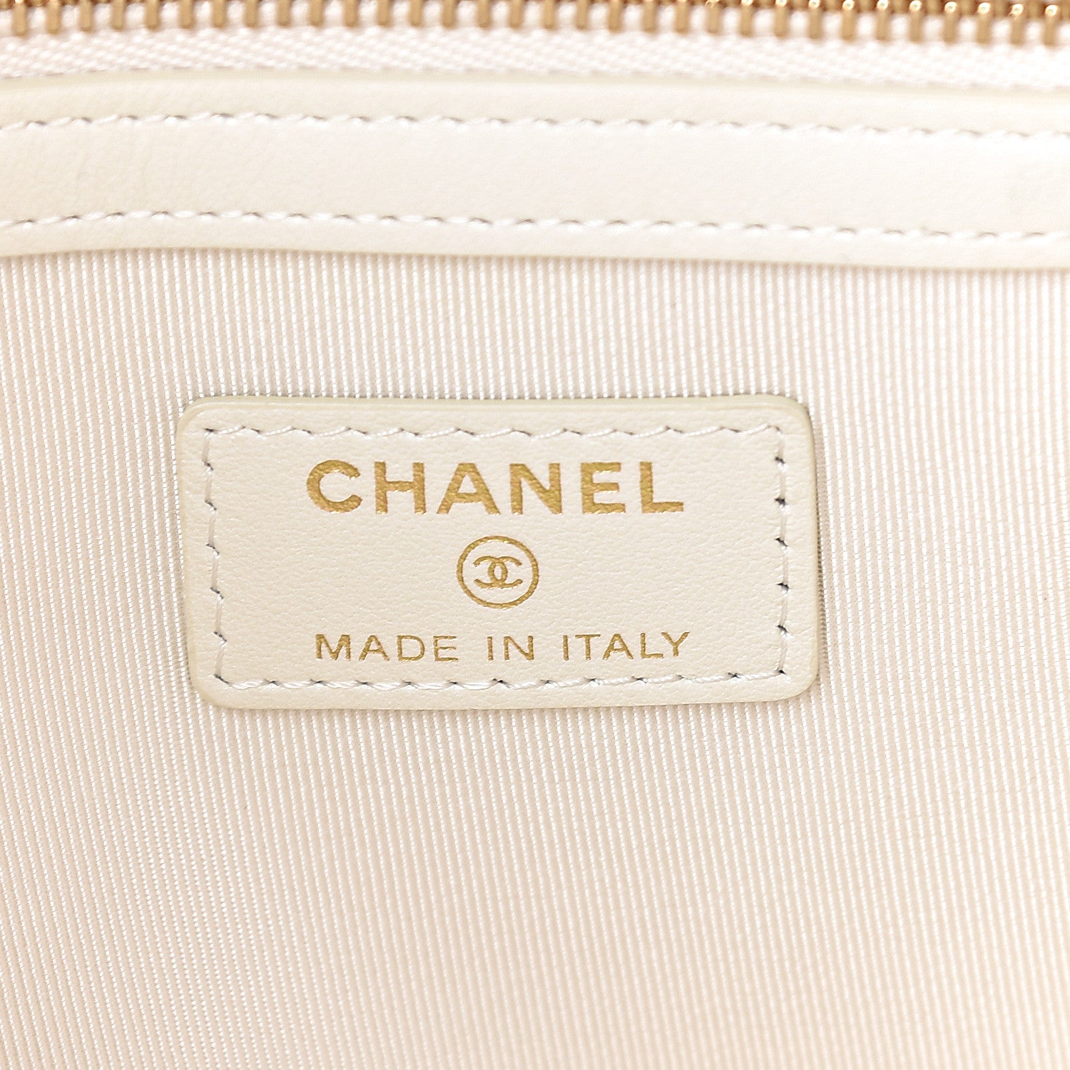 Chanel Iridescent Caviar Medium Night by the C Pouch Clutch White 6 of 8