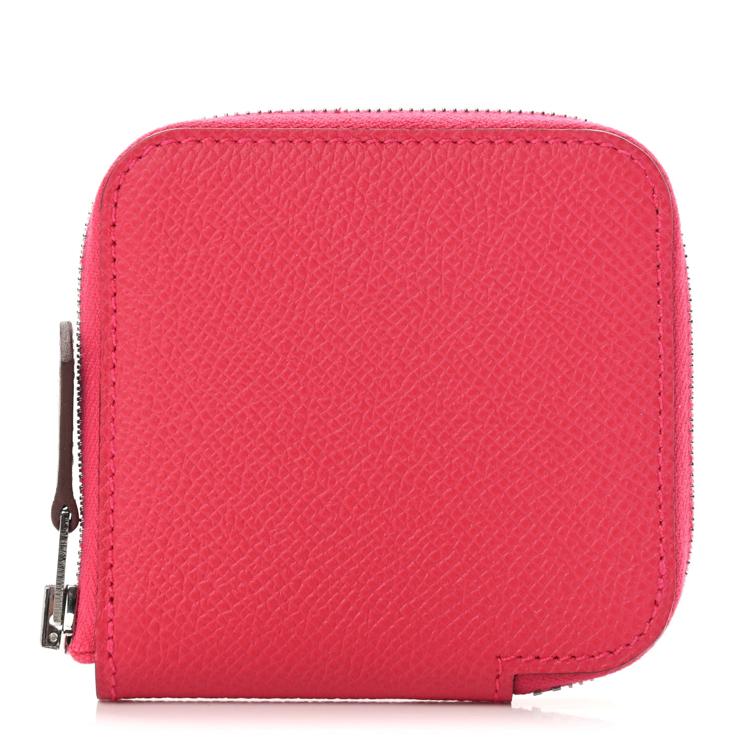 Hermes Epsom Silk'in Coin Purse Rose Mexico 1 of 8