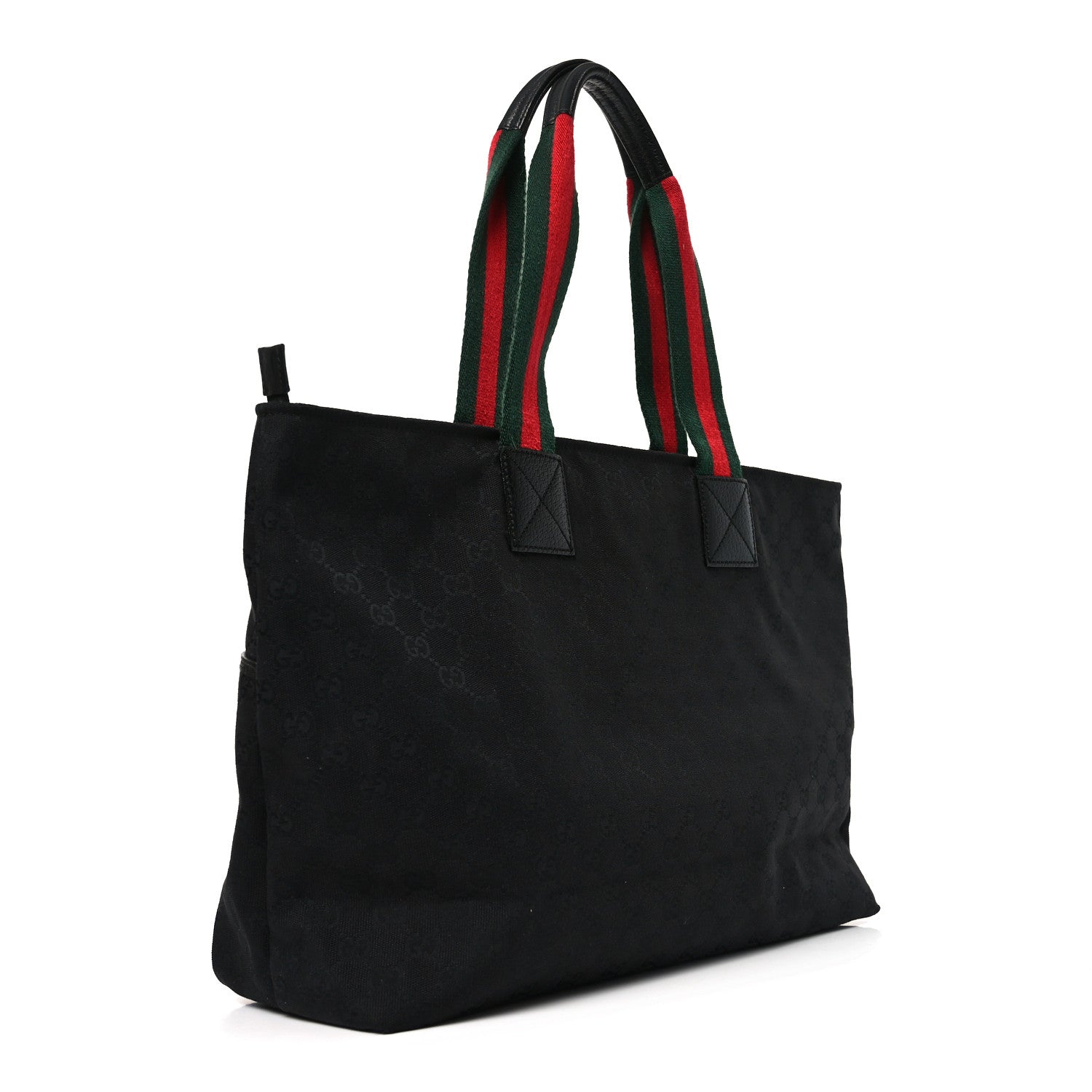 Gucci Monogram Web Large Diaper Tote Black 3 of 10