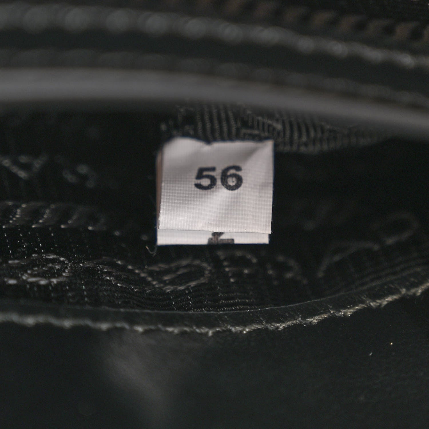 Prada Jacquard Saffiano Triangolo Symbole Embroidered Medium Shoulder Bag Black Edera 7 of 12
