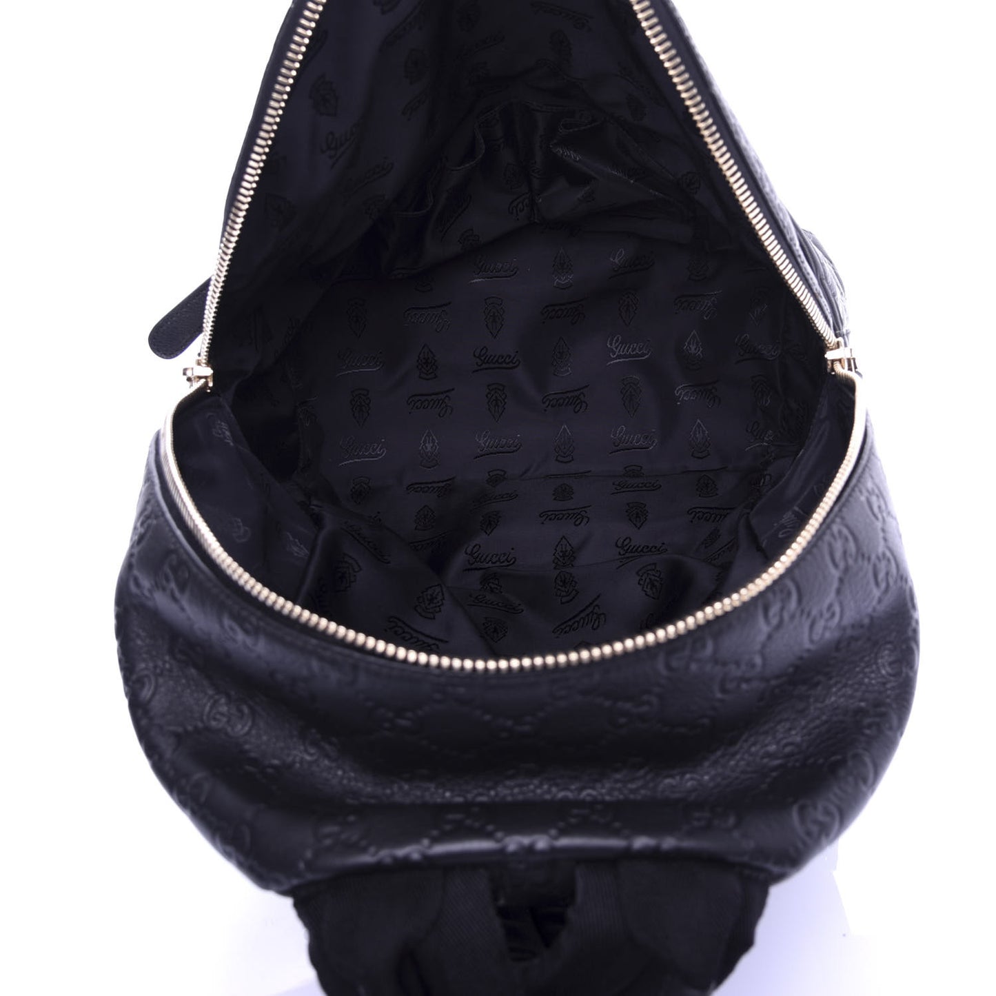 Guccissima Medium Classic Backpack Black