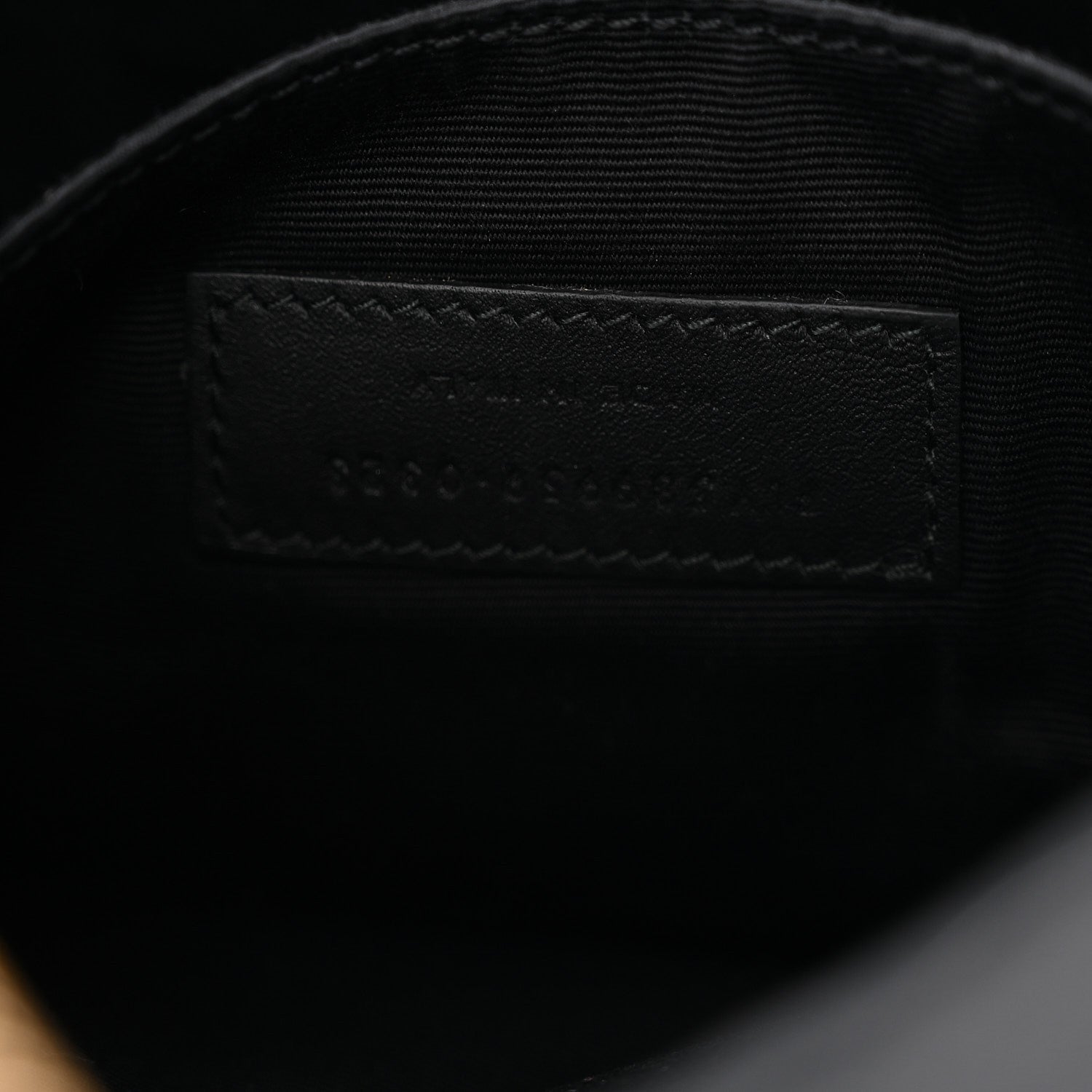 Saint Laurent Grain De Poudre Monogram Belt Bag Black 7 of 10