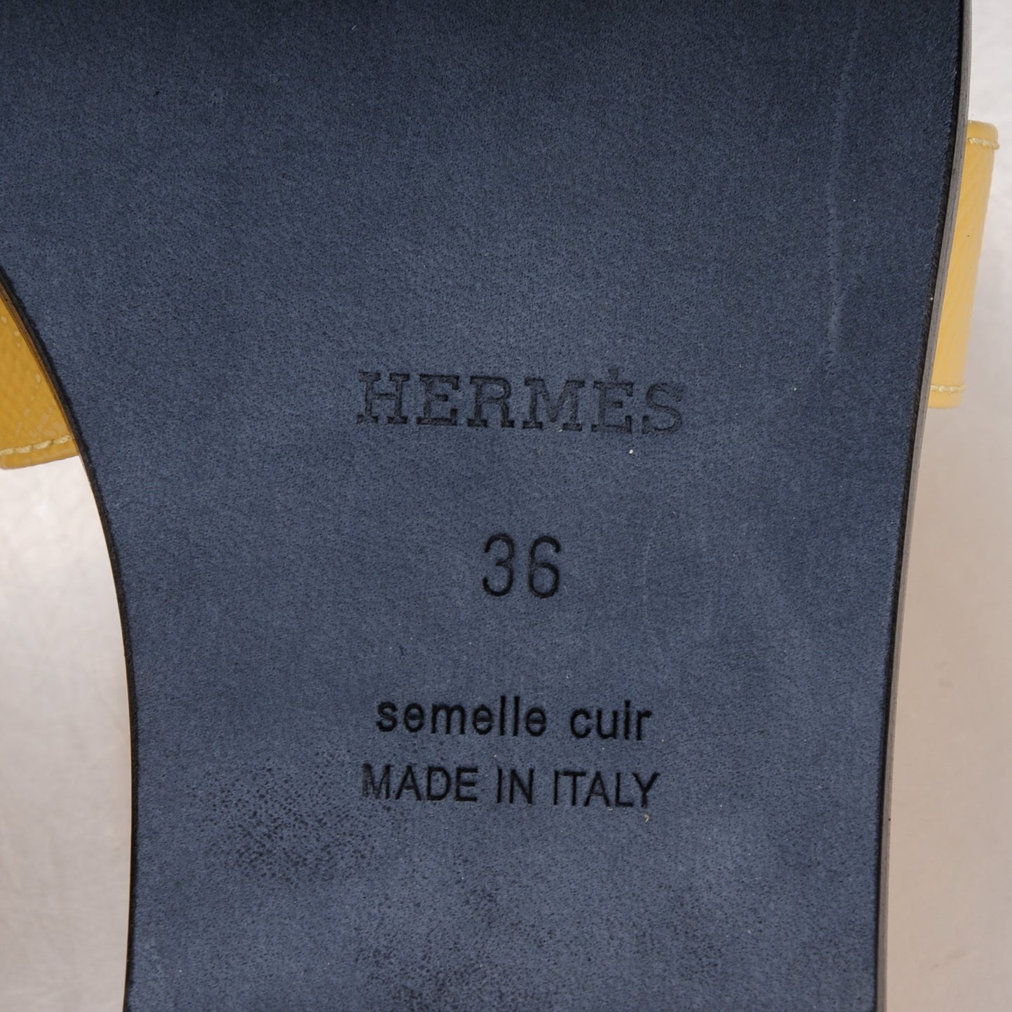 Verni Epsom Oran Sandals 36 Paille