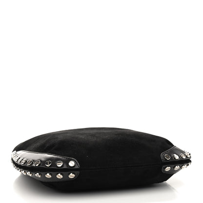Fendi Suede Studded Hobo Black 4 of 10