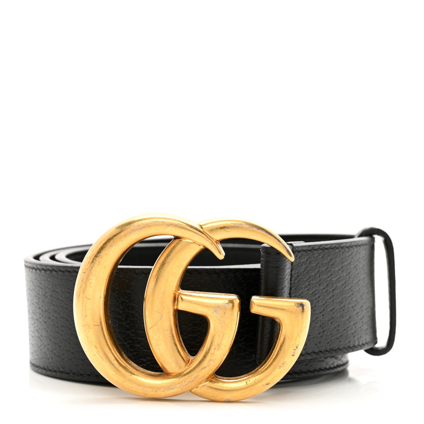 Textured Calfskin Double G 40mm Belt 90 36 Black