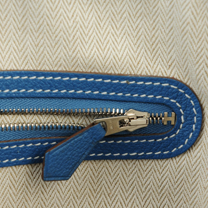 Hermes Buffle Sindhu Garden Party MM 36 Azur 11 of 12