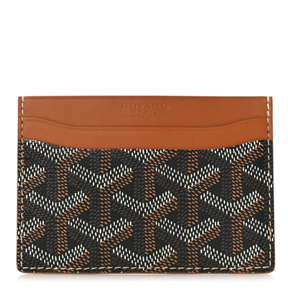 Goyard Goyardine Saint Sulpice Card Holder Black Gold 1 of 9