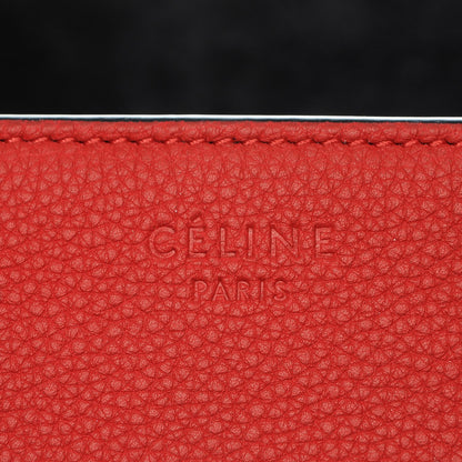 Celine Baby Grained Calfskin Medium Phantom Luggage Carmin 7 of 8