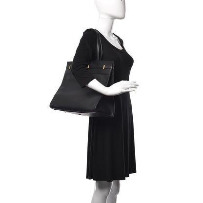 Saint Laurent Calfskin Medium Manhattan Shopper Tote Black 2 of 10