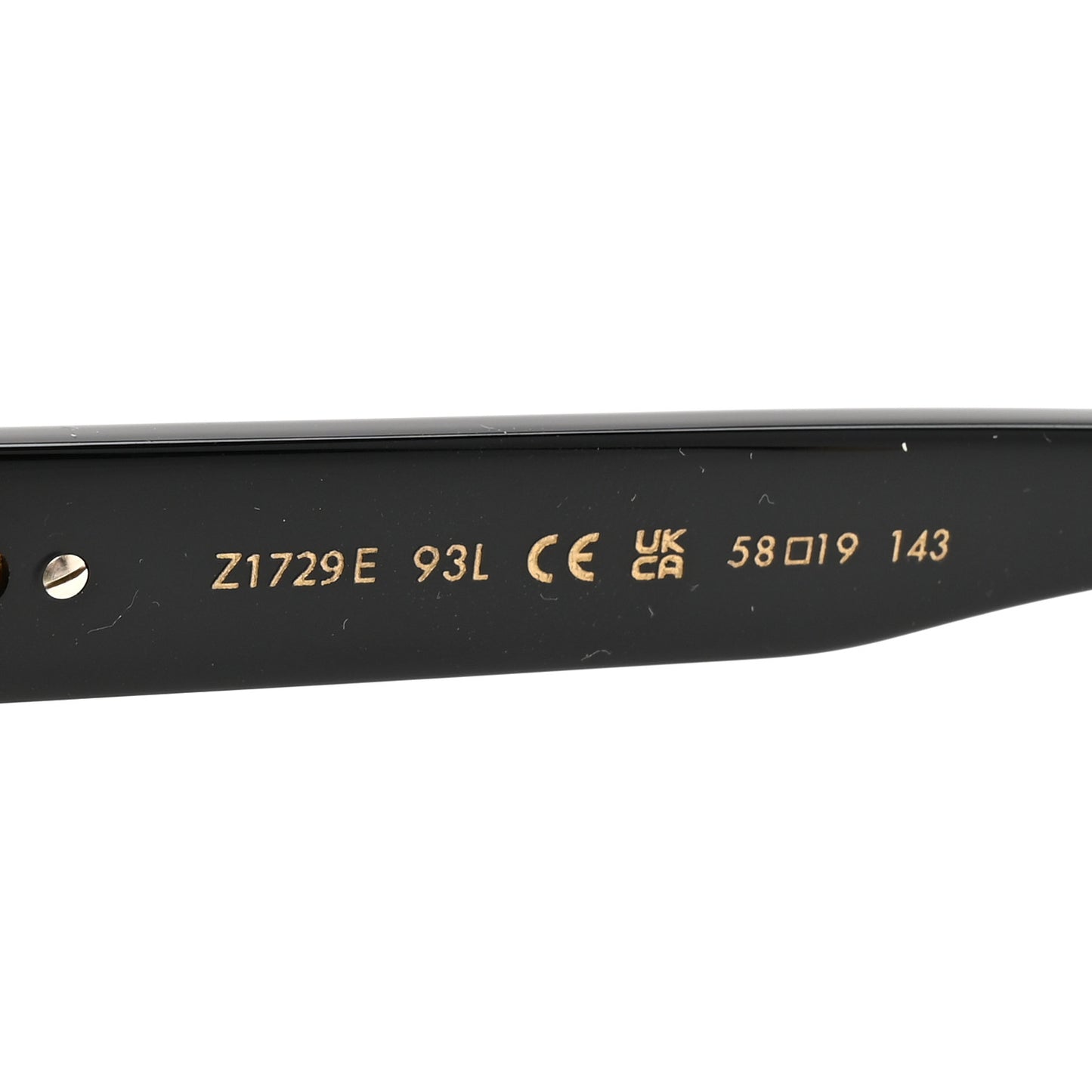 Acetate My Monogram Cat Eye Sunglasses Z1729E Black