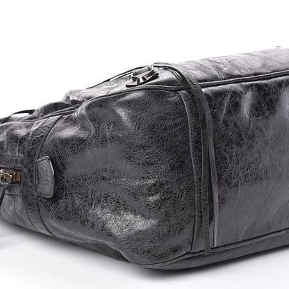 Balenciaga Agneau Classic Hardware Shoulder Bag Black 8 of 16
