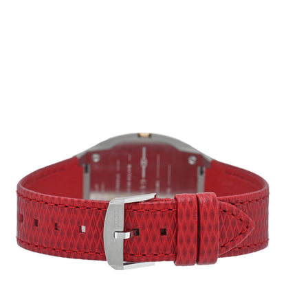 Gucci Stainless Steel Calfskin 34mm 25H Quartz Watch Red 3 of 4