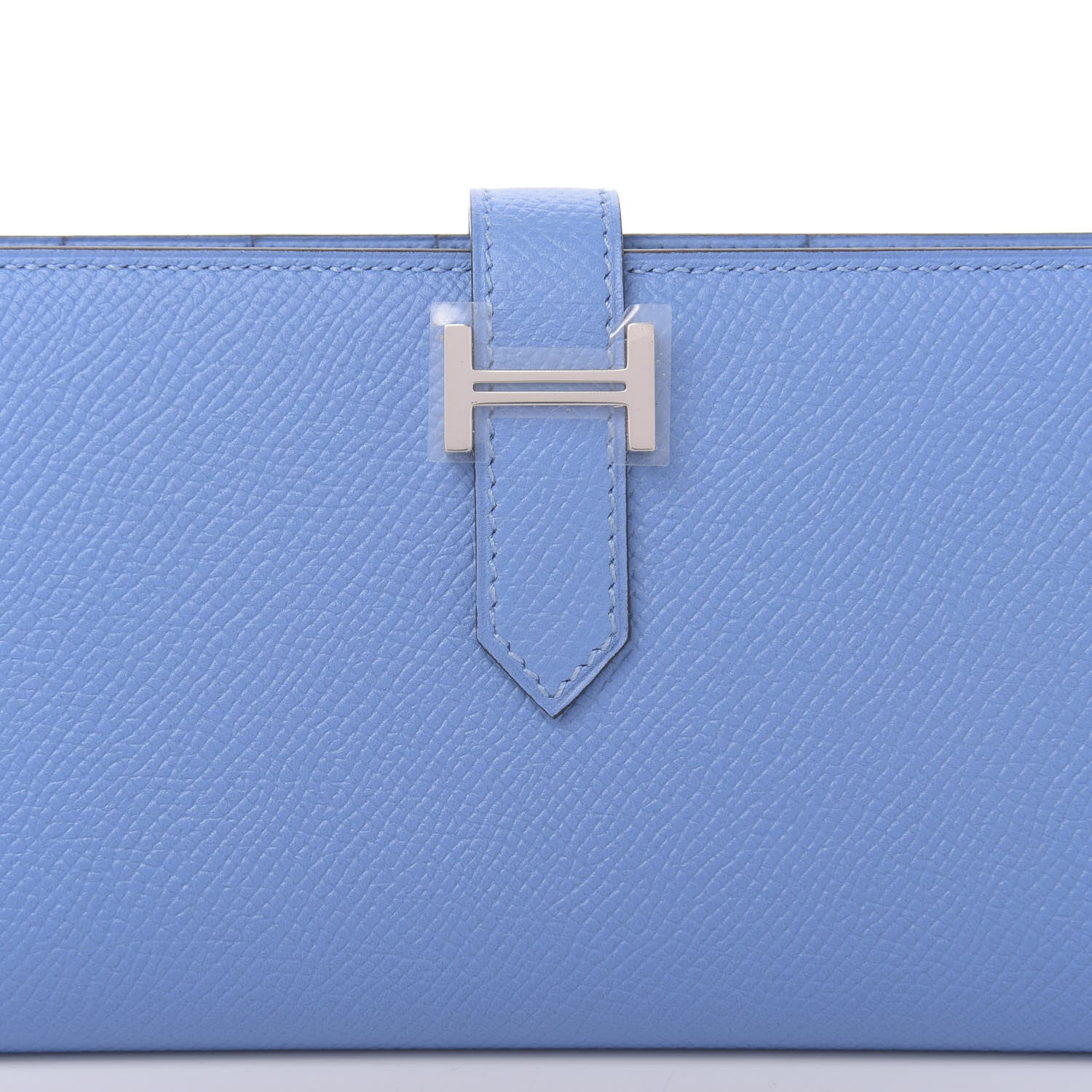 Hermes Epsom Bearn Gusset Wallet Bleu Paradis 9 of 10