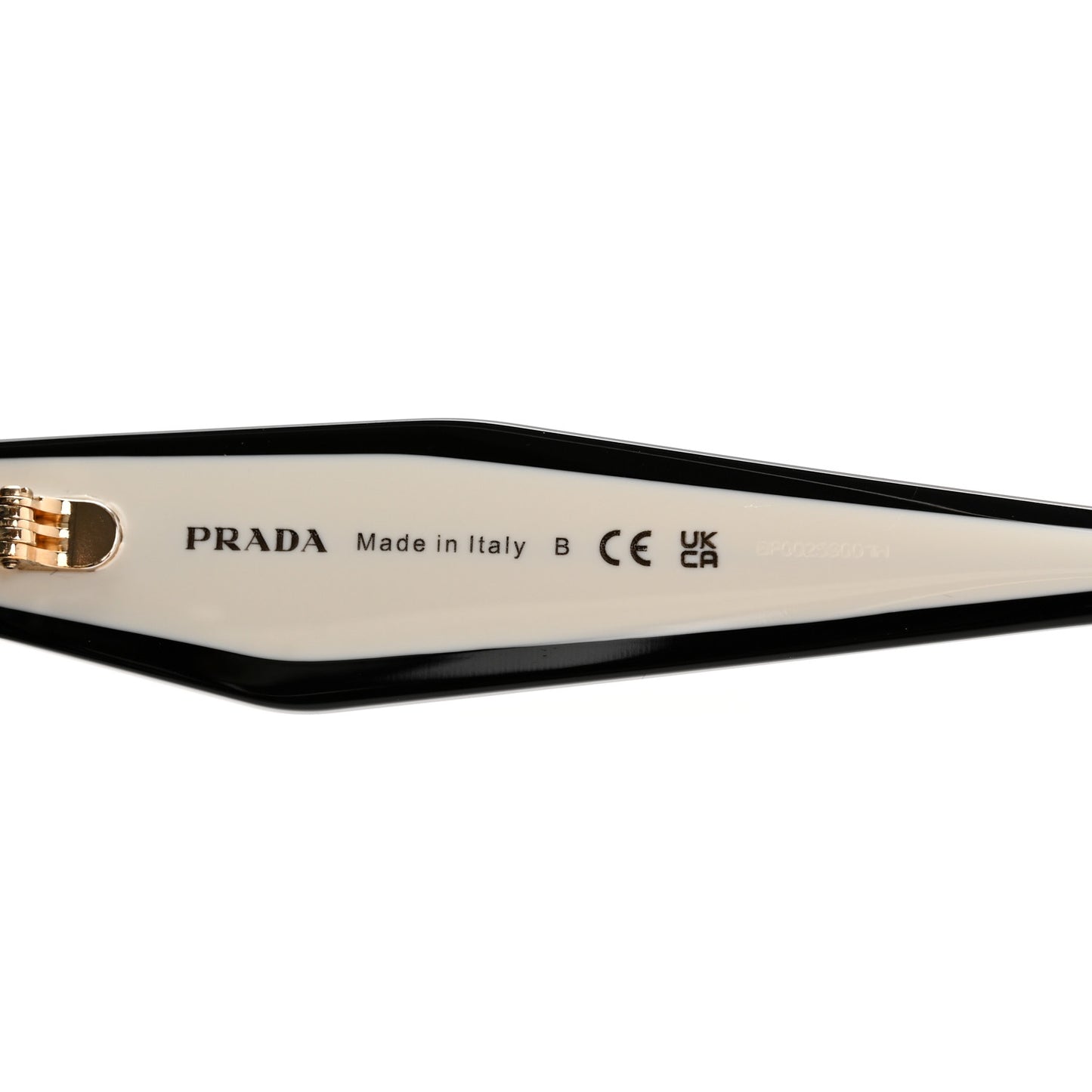 Acetate Sunglasses SPR 15W Black White