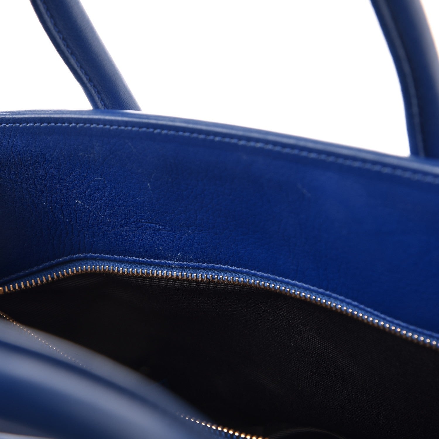 Saint Laurent Calfskin Small Sac De Jour Blue Majorelle 18 of 18