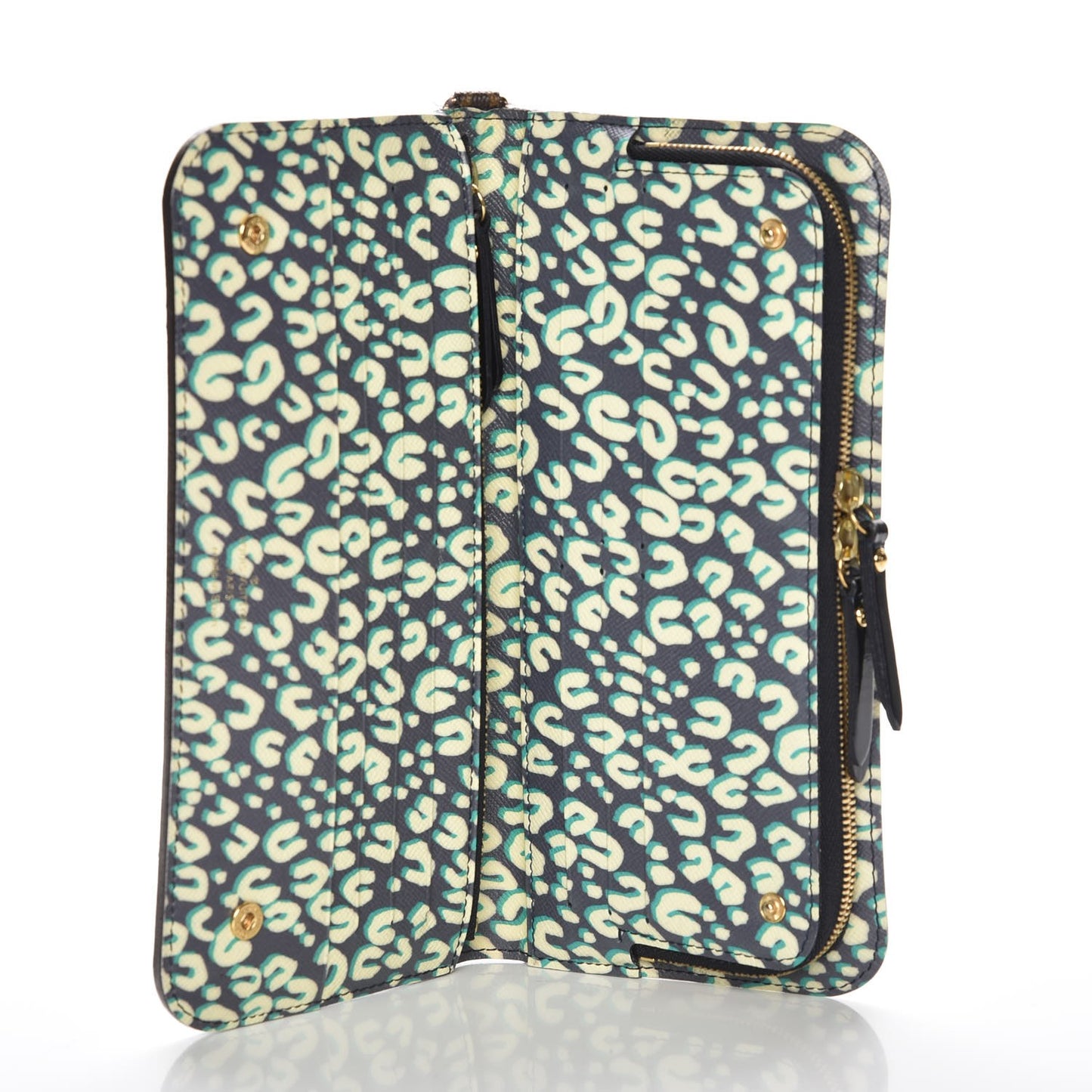Monogram Leopard Insolite Wallet Blue Infini