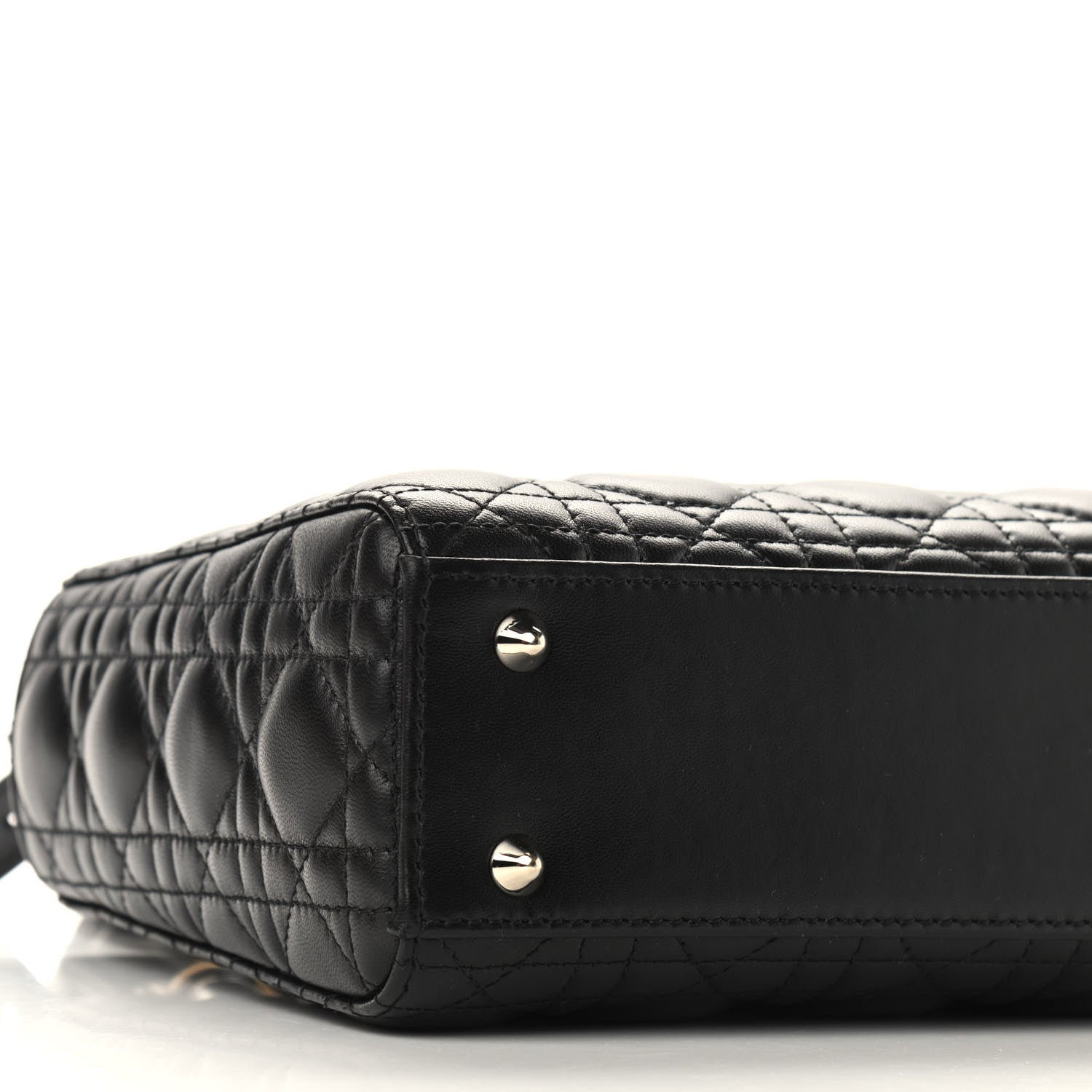 Christian Dior Lambskin Cannage Small My ABCDior Lady Dior Black 7 of 8