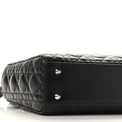 Christian Dior Lambskin Cannage Small My ABCDior Lady Dior Black 7 of 8